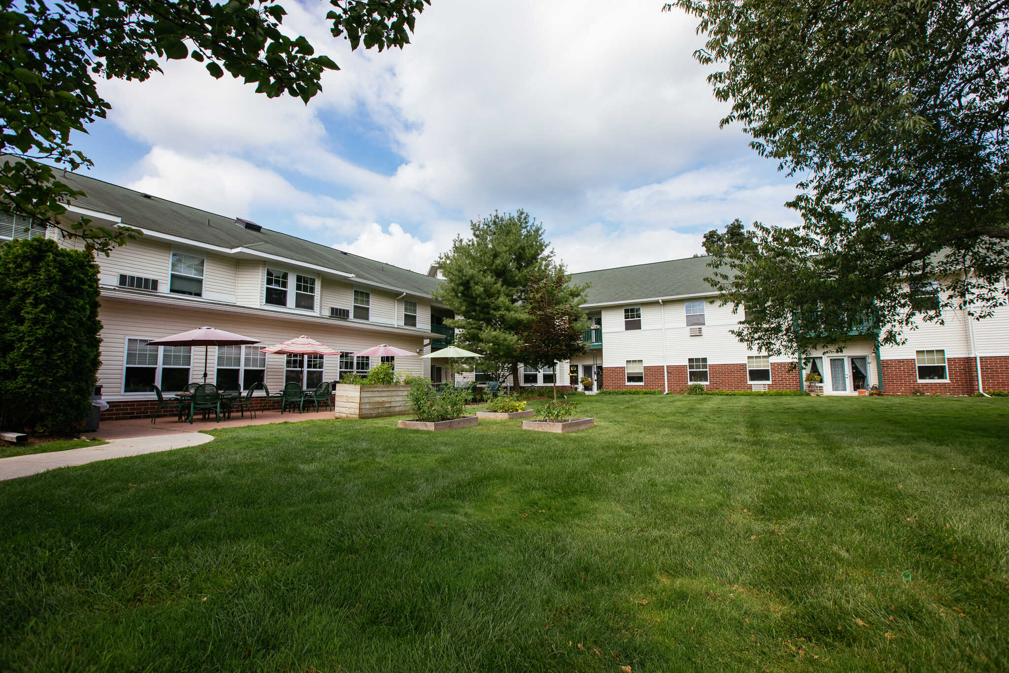 woodland village exterior