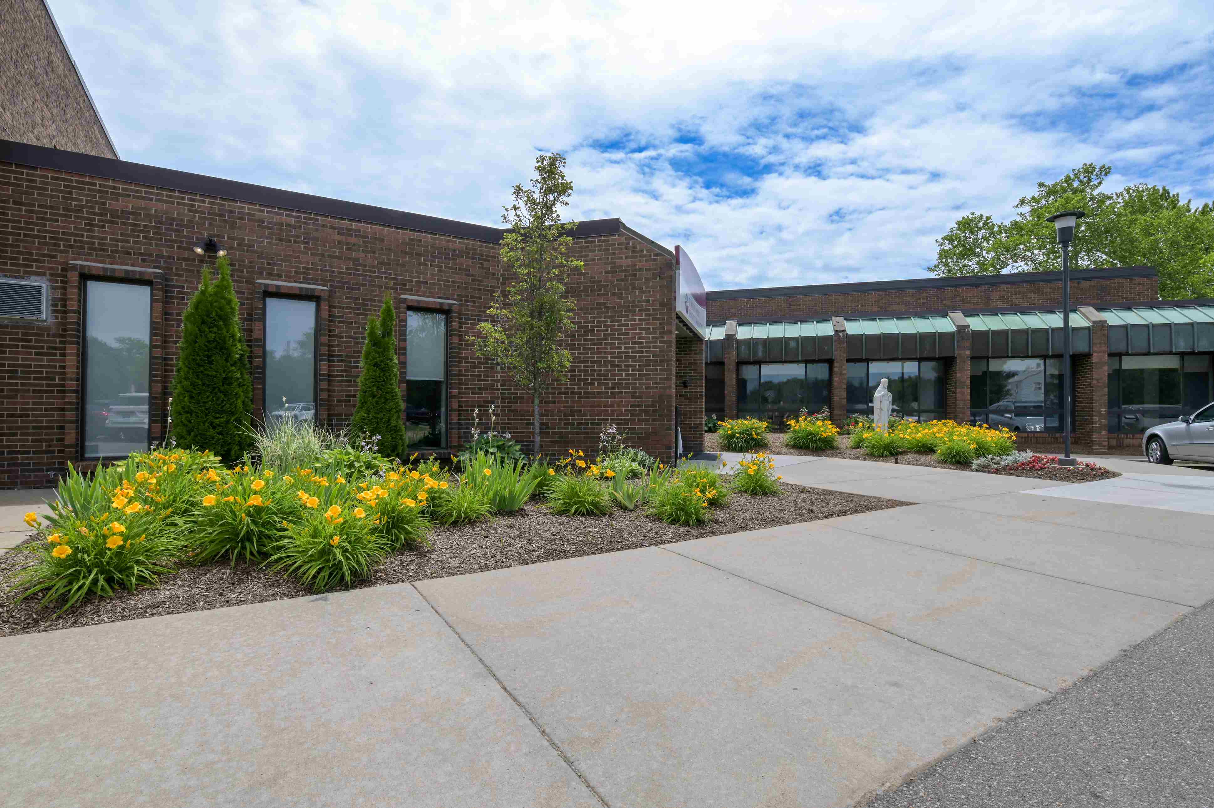 exterior entrance of Fraser Villa