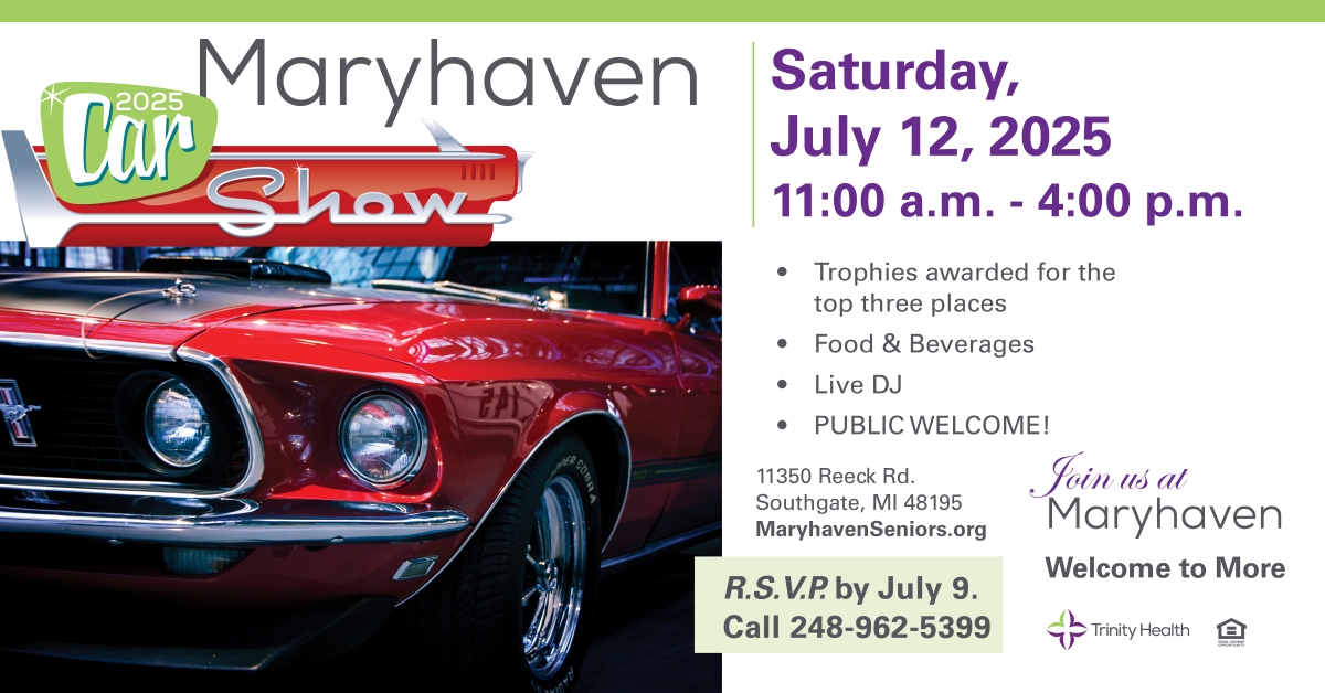 Maryhaven Car Show July 12