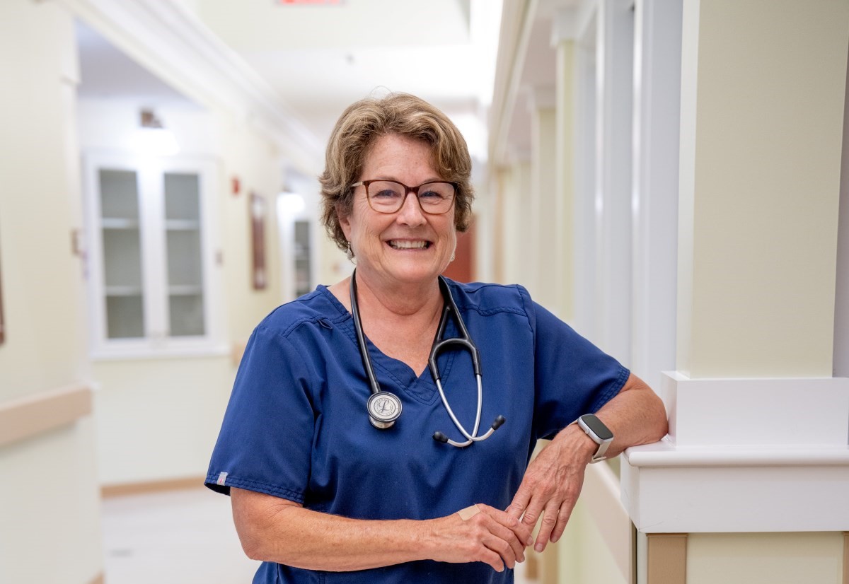 nurse in hallway